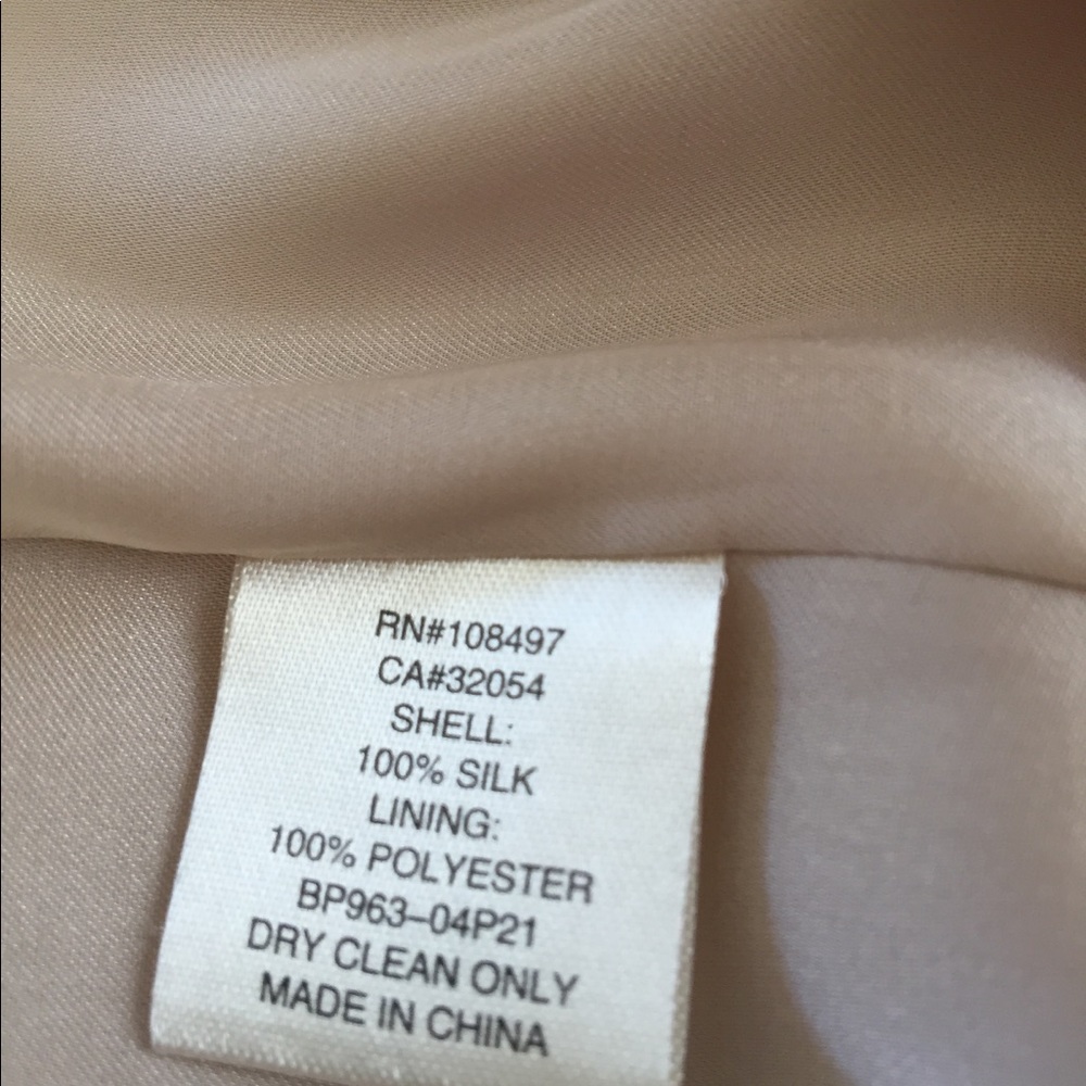 Anthro Champagne color dress, size 0 - Picture 7 of 7